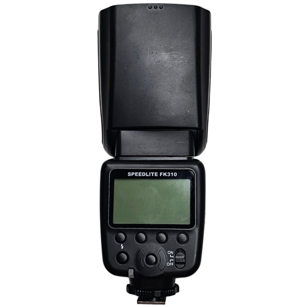 Photolex Speedlite FK310 Manual Camera Flash with LCD Display Black‎